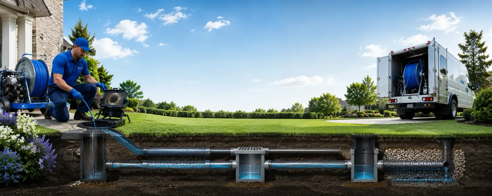 Outdoor drain cleaning information for Elfin Cove, AK